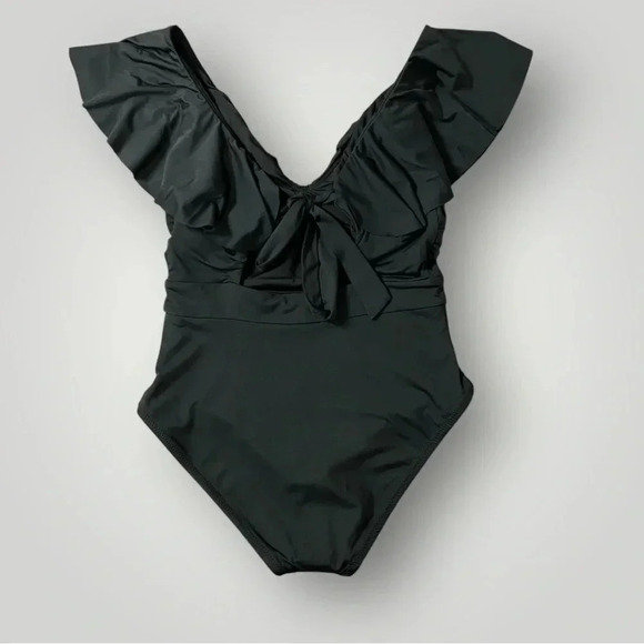 Trina Turk Monaco Swimsuit Sz 6 Black - Picture 7 of 8